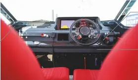  ??  ?? PRACTICAL TOUCHES A sturdy handhold and useful storage area for the passenger TRIM CONTROL The location of these controls pushes the steering wheel off centre, annoyingly DASH
The dash is exquisite and livened up by the inclusion of carbon fibre detailing