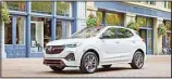  ??  ?? This undated photo provided by General Motors shows the 2021 Buick Encore GX, a small SUV that offered an average savings of about 10% in August. (AP)