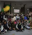  ?? ?? Underprivi­leged children attend the Ramadan event held by non-profit We Love Tripoli