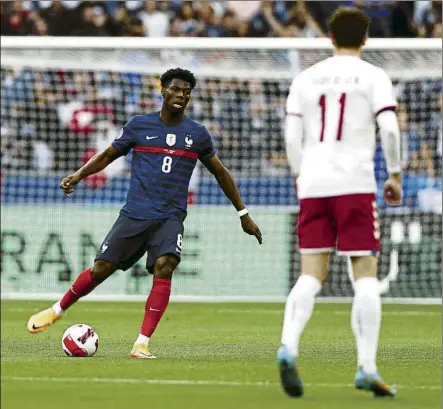  ?? FOTO: EFE ?? Tchouaméni está con la selección francesa y no parece muy preocupado sobre dónde jugará la temporada que viene