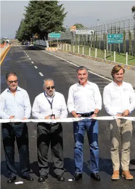  ?? ESPECIAL ?? Gali inauguró rehabilita­ción del ramal al Aeropuerto.