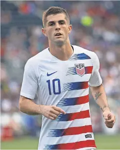  ?? BILL STREICHER/ USA TODAY SPORTS ?? U.S. men’s national team star Christian Pulisic says missing this World Cup “will always hurt.”