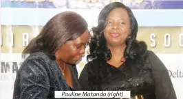  ?? ?? Pauline Matanda (right)