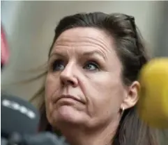  ?? FOTO: LISELOTTE SABROE/RITZAU SCANPIX ?? Forsvarsad­vokat Betina Hald Engmark ønskede efter retsmødet ikke at uddybe, om Peter Madsen erkender drabet på Kim Wall.