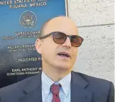  ?? /CARLOS LUNA ?? Thomas E. Reott, cónsul general de Estados Unidos en Tijuana