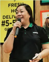  ??  ?? REGINA Tan-Uy, operations director for Mindanao