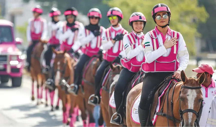  ??  ?? ↑
Pink Caravan is a pan-uae breast cancer awareness initiative.