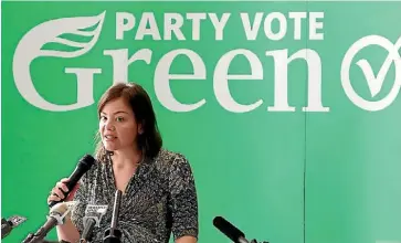  ?? DEAN KOZANIC/FAIRFAX NZ ?? Green party list MP Julie Anne Genter is standing in the Mt Albert by-election.