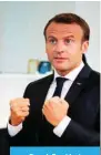  ??  ?? French President Emmanuel Macron