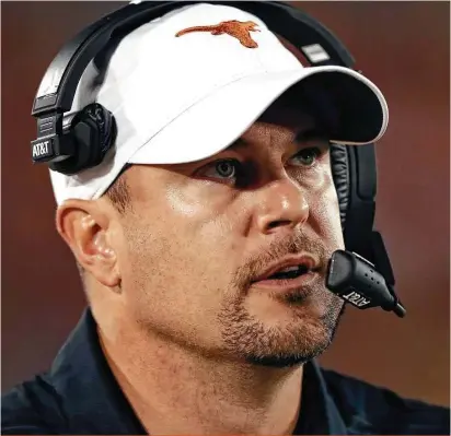  ?? Charlie Neibergall / Associated Press ?? Texas coach Tom Herman admits a victory in today’s bowl matchup with Missouri would prove most beneficial. Aside from giving the Longhorns their first winning year since 2013, a win would give the program much-needed momentum.