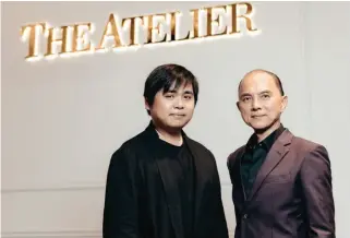  ?? ?? JIMMY CHOO (RIGHT) AND HIS DESIGNER NEPHEW, YEW LAU