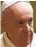  ??  ?? Pope Francis