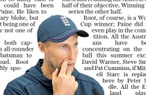  ??  ?? Softly spoken: Joe Root cut a dejected figure