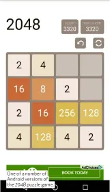  ??  ?? One of a number of Android versions of the 2048 puzzle game.