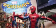  ?? CHARLES SYKES/INVISION FOR HASBRO/THE ASSOCIATED PRESS ?? Spider-Man toys hit shelves ahead of July’s Spider-Man: Homecoming film.