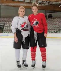  ?? JOSEPH LEUNG, THE CANADIAN PRESS ?? The Potomak sisters, Sarah and Amy, are hoping to suit up together for Canada at the 2018 Winter Olympics in South Korea.