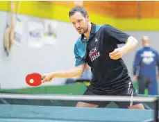  ?? FOTO: FRANK RIEDINGER ?? Thomas Fader musste mit dem TTC Tuttlingen gegen die SpVgg Ottenau eine 7:9-Niederlage hinnehmen.