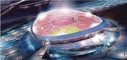  ??  ?? Qatar has completed 65 per cent of projects for the World Cup 2022.