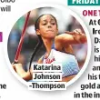  ??  ?? KATARINA JOHNSON -THOMPSON