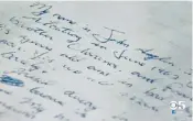  ??  ?? ‘My name is John Anglin…’: the letter was sent to San Francisco police in 2013 and resulted in the FBI reopening its investigat­ion into the escape of Frank Morris and Clarence and John Anglin, above from left