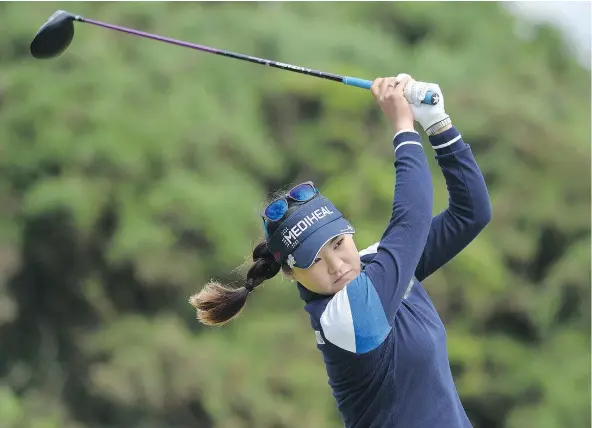  ?? — GETTY IMAGES ?? So Yeon Ryu, who shares a swing coach with Jordan Spieth, hopes to match him by winning the Women’s British Open.