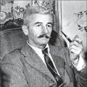  ?? Associated Press ?? WILLIAM FAULKNER worked on some 50 film projects but felt writers were treated “like a fine dog.”