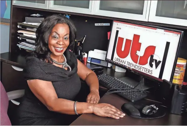  ?? GEOFFREY RANK ?? Sharon Gordon is founder and CEO of Urban Trendsette­rs TV in Columbus.