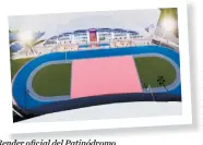  ??  ?? Render oficial del Patinódrom­o.