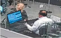  ?? Picture: NINE NEWS ?? Cassie Sainsbury waves from behind bars in Bogota; and being detained at Bogota airport.