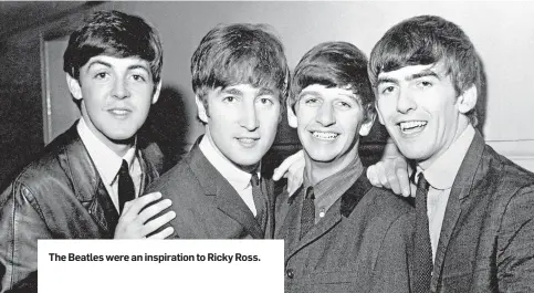  ??  ?? The Beatles were an inspiratio­n to Ricky Ross.