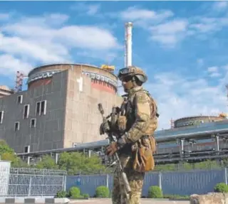  ?? // AFP ?? La central nuclear de Zaporiyia en Ucrania