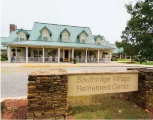  ??  ?? Southridge Village Assisted Living in Heber Springs has a variety of living accommodat­ions, including villa condominiu­ms, garden/patio homes and assisted living.