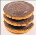  ??  ?? While Jaffa Cakes, left, remain popular with Britons, traditiona­l biscuits such as ginger snaps, right, have suffered a fall in sales