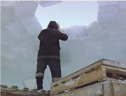  ??  ?? Zacharias Kunuk (b. 1957 Igloolik) — Ajainaa! 2001 Video 51m 23s COURTESY ISUMA