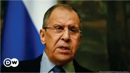  ??  ?? Russian Foreign Minister Sergey Lavrov says Moscow can pursue more 'painful measures' if needed