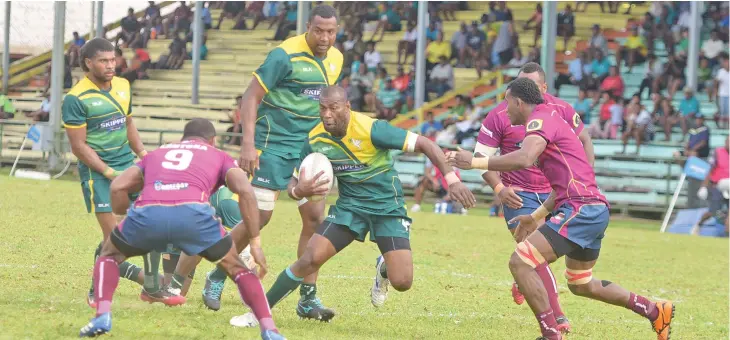  ?? Photo: Ronald Kumar ?? Veteran Tailevu fullback Simeli Koniferedi could be their trumpcard in tonight’s Skipper Cup clash against Suva at the ANZ Stadium.