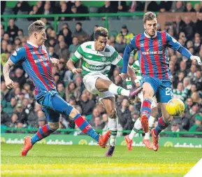  ??  ?? ■
Scott Sinclair opens the scoring for the league leaders.