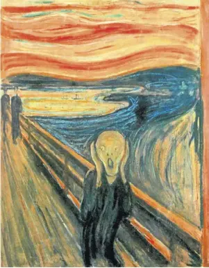  ??  ?? ‘El grito’. Obra de Edvard Munch