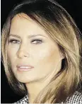  ??  ?? Melania Trump