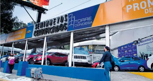  ?? ?? Clientes se han volcado a los autos usados de agencia