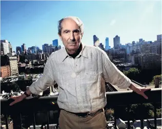  ?? PHOTO: REUTERS ?? Author Philip Roth poses for a photograph in New York in 2010.