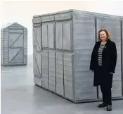  ??  ?? Rachel Whiteread, left, with a piece from her 2013 showDetach­ed, says the likes of Tracey Emin, right with her 1998 piece My Bed, have changed the way people think