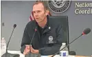  ?? DEBORAH BARFIELD BERRY/USA TODAY ?? FEMA’s Brock Long said officials are slowly making progress in Puerto Rico.