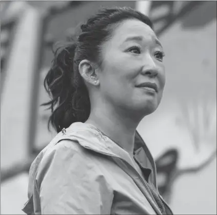  ??  ?? Sandra Oh in “Killing Eve”