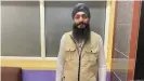  ??  ?? Arinder Singh lost his father, wife and daughter in a terror attack