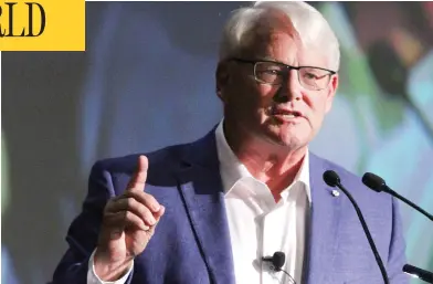  ?? JIM WELLS / POSTMEDIA NEWS FILES ?? Former B.C. premier Gordon Campbell, seen last September, is the subject of a Scotland Yard investigat­ion following accusation­s that he groped a worker at the Canadian High Commission to the U.K. when he was Canada’s envoy.