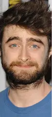  ??  ?? Hairy Potter: Daniel Radcliffe needs to make that vanish