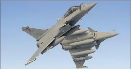  ??  ?? ■ The NDA government’s procuremen­t of Rafale jets from France has been questioned by the Congress, which claims the pact is more expensive than a deal struck during the UPA regime. DASSAULT AVIATION