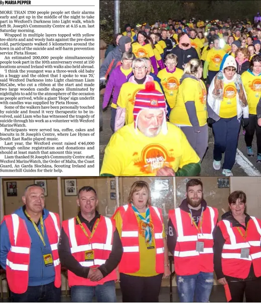  ??  ?? The organising committee: Liam McCable, Martin Crean, Emily McCann, Christophe­r McCabe, Betty McCabe, Angela McKinley and Helen James.