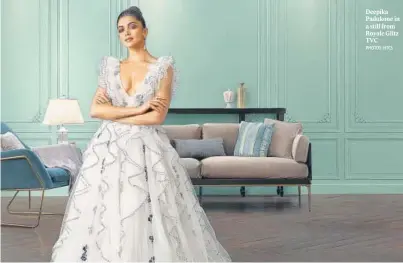  ?? PHOTOS: HTCS ?? Deepika Padukone in a still from Royale Glitz TVC